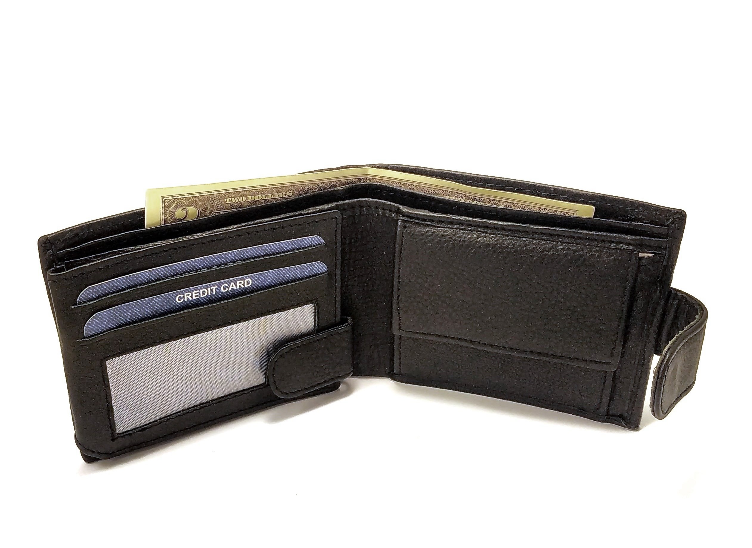 Гаманець чоловічий DNK Leather N035L-CCF BLACK Гаманець чоловічий DNK Leather N035L-CCF BLACK